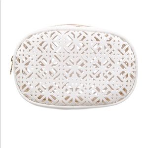 Tory Burch Cosmetic Case Laser Cut Design